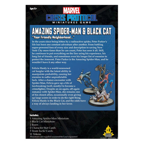 Marvel Crisis Protocol Amazing Spider Man and Black Cat