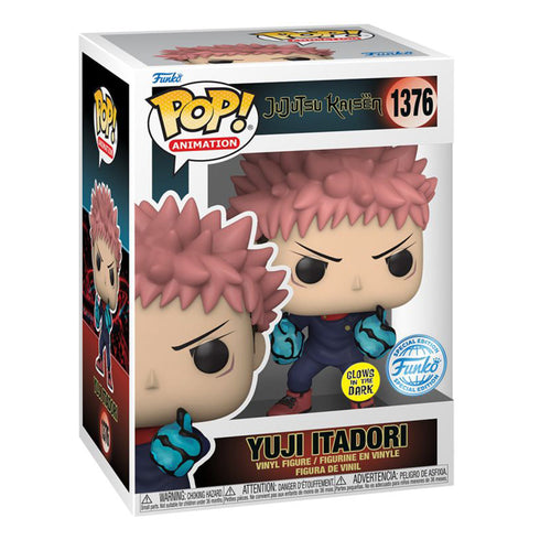 Jujutsu Kaisen - Yuji Itadori Divergent Fist Glow Pop! Vinyl
