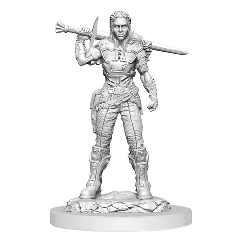D&D Nolzurs Marvelous Miniatures Orc Fighter Female