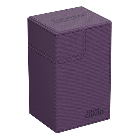 Ultimate Guard Flip n Tray Deck Case 80+ Standard Size XenoSkin Monocolor Purple Deck Box