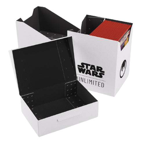 Gamegenic Star Wars Unlimited Soft Crate Deck Box - White/Black