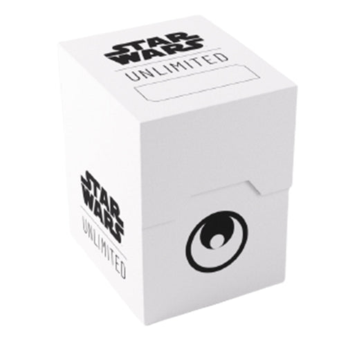 Gamegenic Star Wars Unlimited Soft Crate Deck Box - White/Black