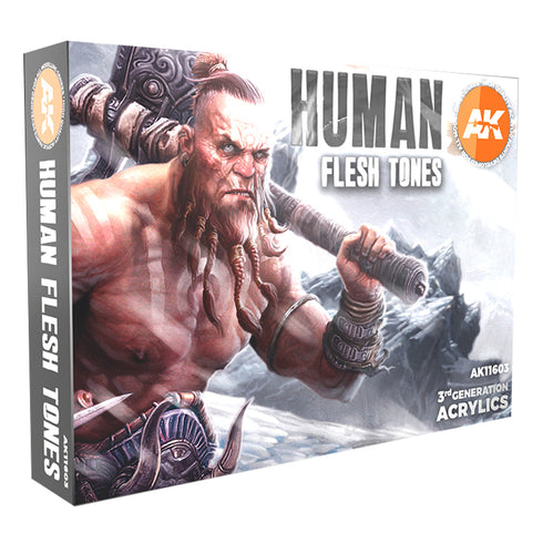 Ak Interactive 3Gen Sets - Human Flesh Tones