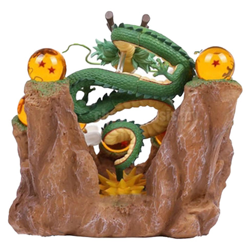 Dragon Ball Z Shen Long 7 Star Ball Statue with Mini Mountain