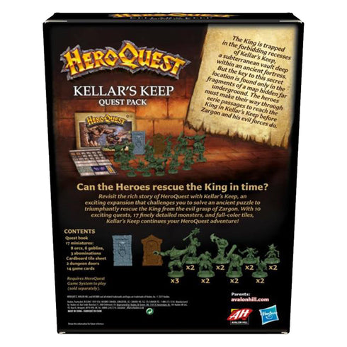 HeroQuest Kellar's Keep Expansion