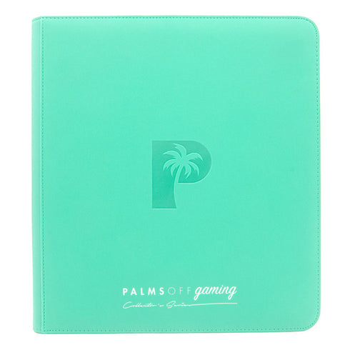 Collector's Series 12 Pocket Zip Trading Card Binder - TURQUOISE