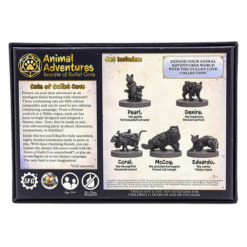 Animal Adventures RPG Cats of Gullet Cove