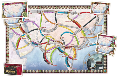 Ticket to Ride Asia Expansion