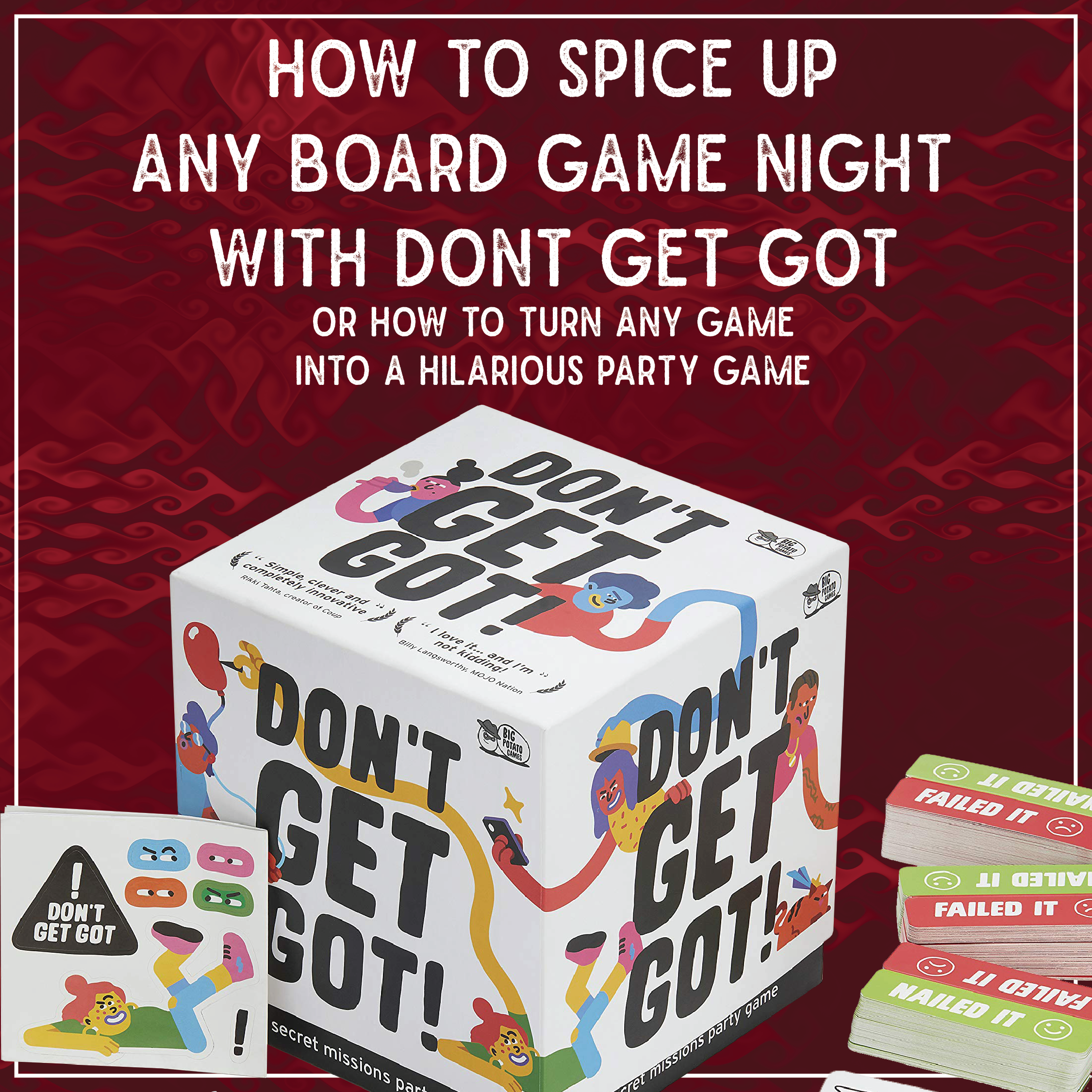 Don T Get Got How To Spice Up Any Games Night Gameology Dont Get Got Art 01 