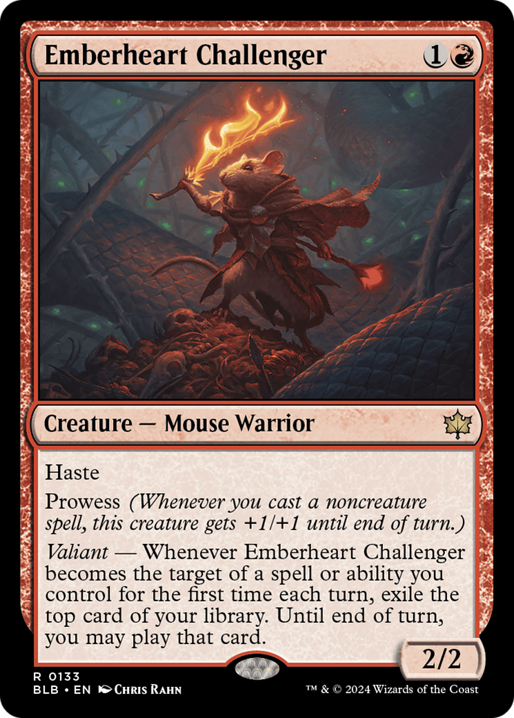 Emberheart Challenger (BLB-133) - Bloomburrow - Magic The Gathering