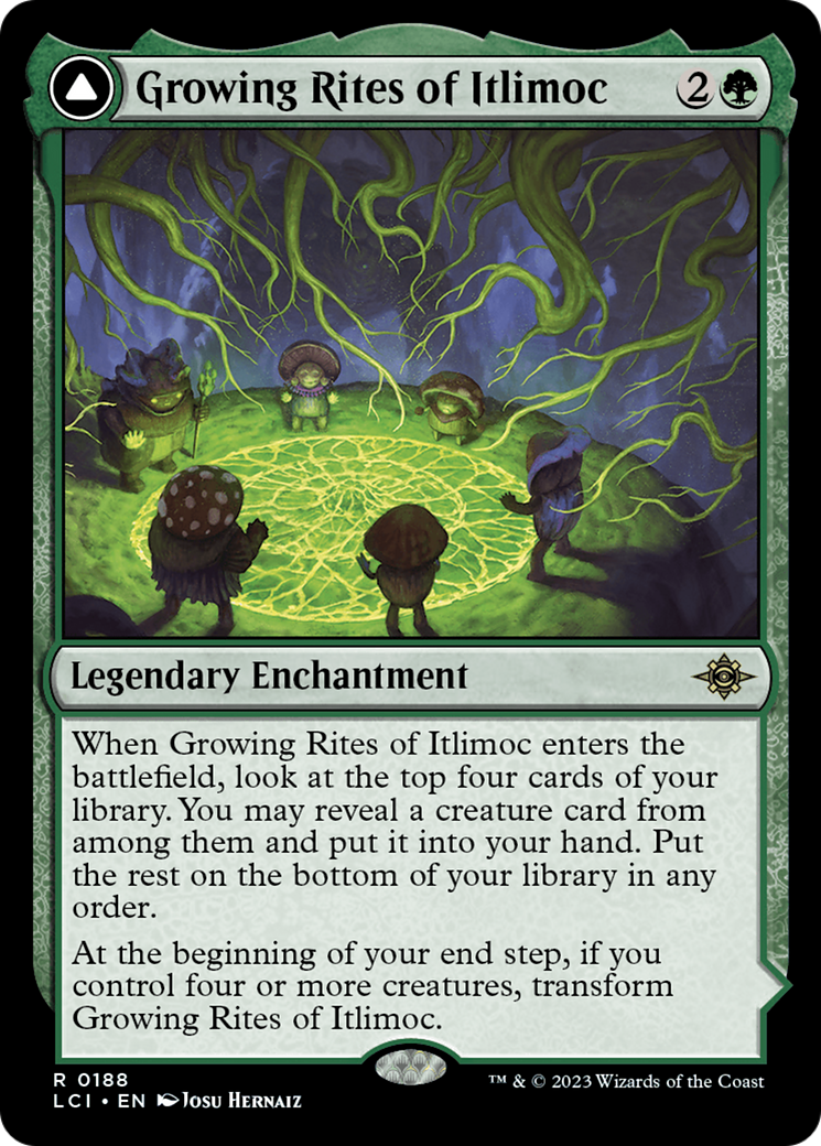 Growing Rites of Itlimoc (LCI-188) - The Lost Caverns of Ixalan - Magic The Gathering