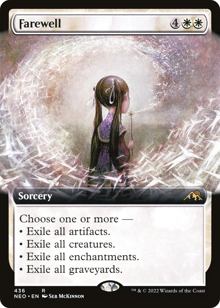 Farewell (Extended Art) (NEO-436) - Kamigawa: Neon Dynasty - Magic The Gathering