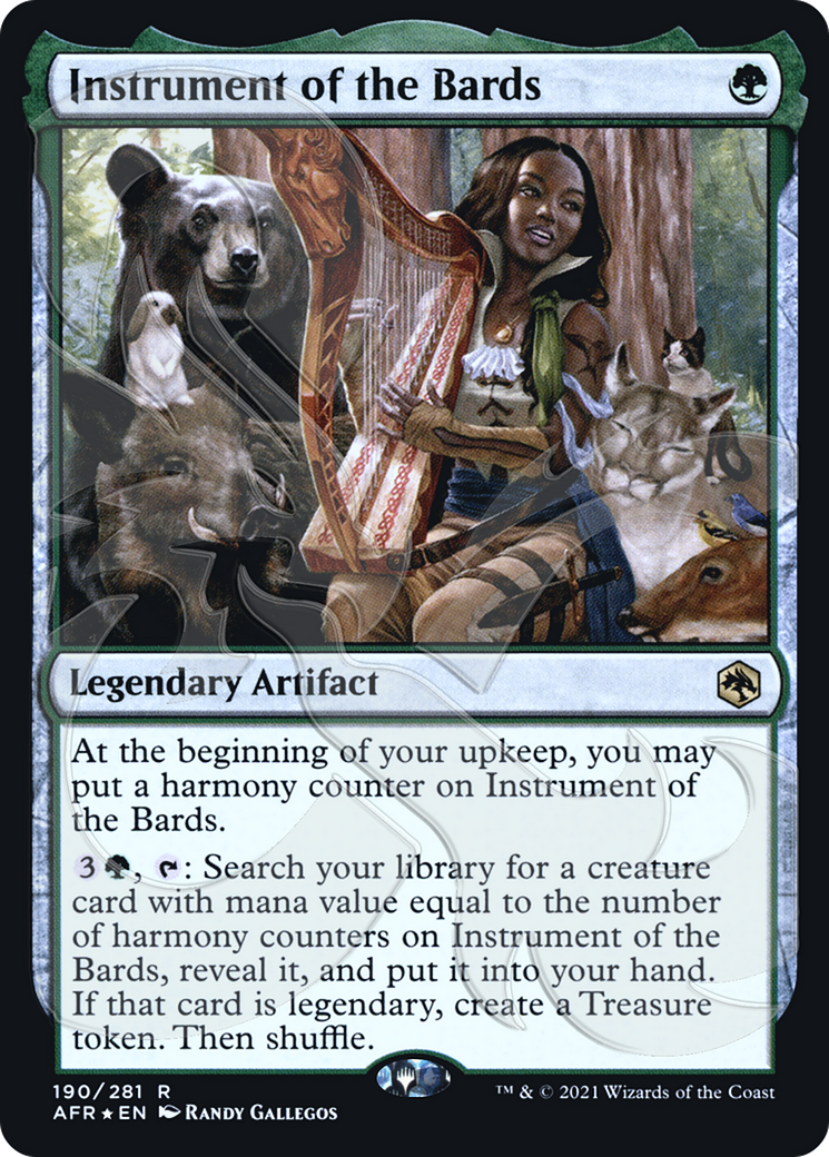 FOIL Instrument of the Bards (AFR&-190A) - Adventures in the Forgotten Realms Promos - Magic The Gathering