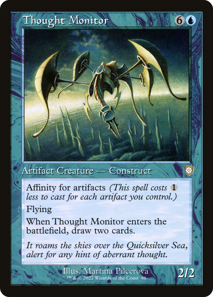 Thought Monitor (Retro Frame) (BRC-098) - The Brothers' War Commander - Magic The Gathering