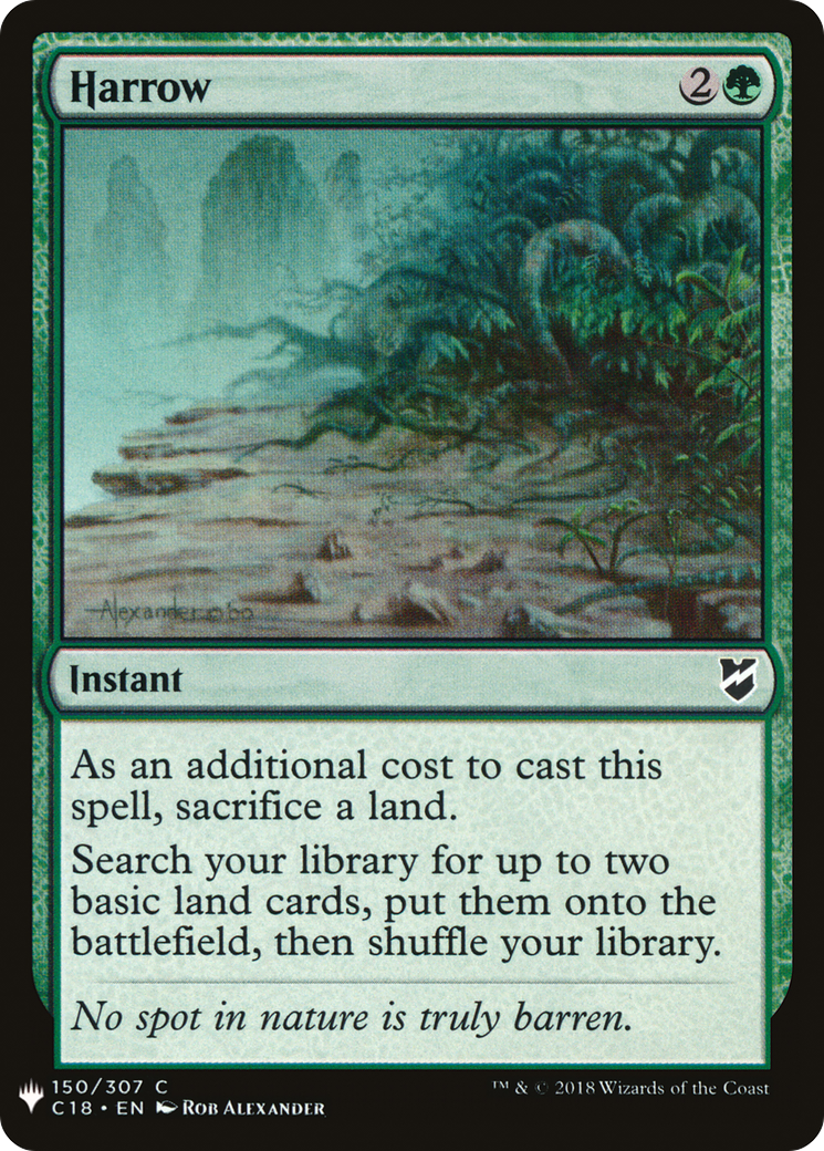 Harrow (LIST-C18-150) - The List - Magic The Gathering
