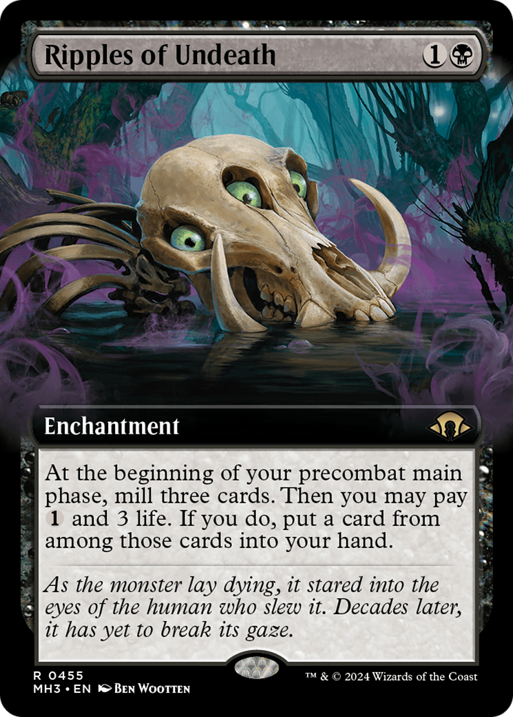 Ripples of Undeath (Extended Art) (MH3-455) - Modern Horizons 3 - Magic The Gathering
