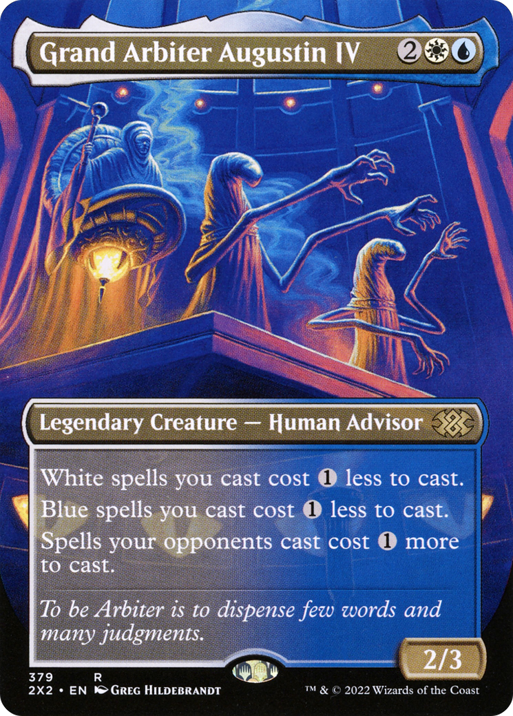 Grand Arbiter Augustin IV (Borderless) (2X2-379) - Double Masters 2022 - Magic The Gathering