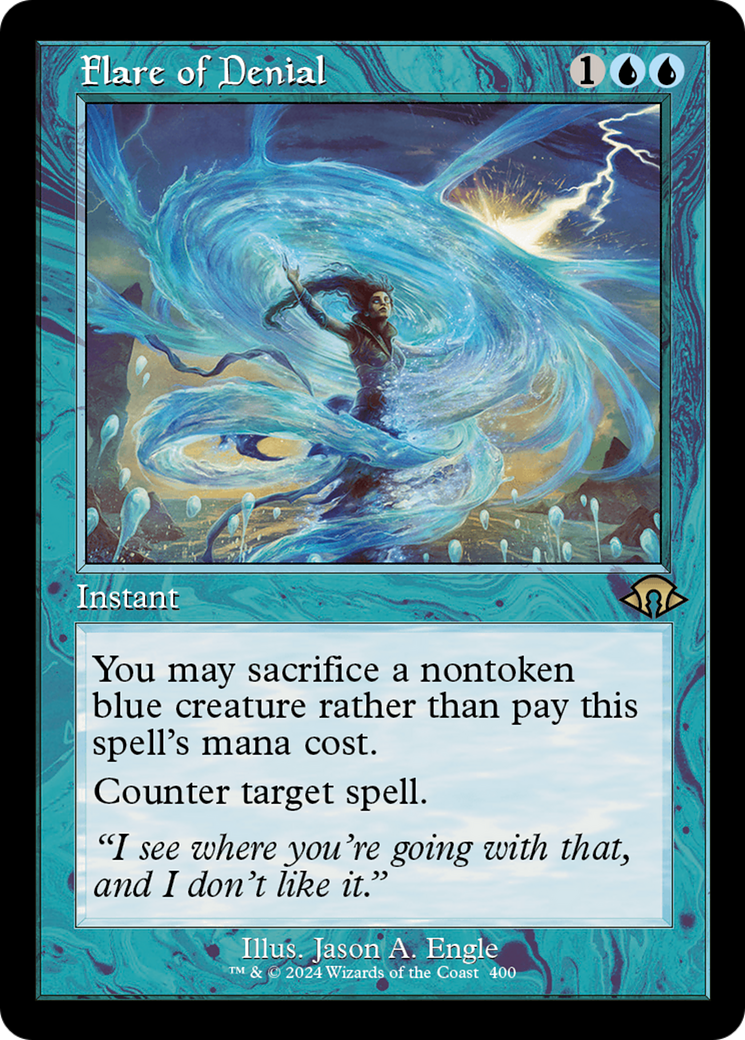 Flare of Denial (Retro Frame) (MH3-400) - Modern Horizons 3 - Magic The Gathering
