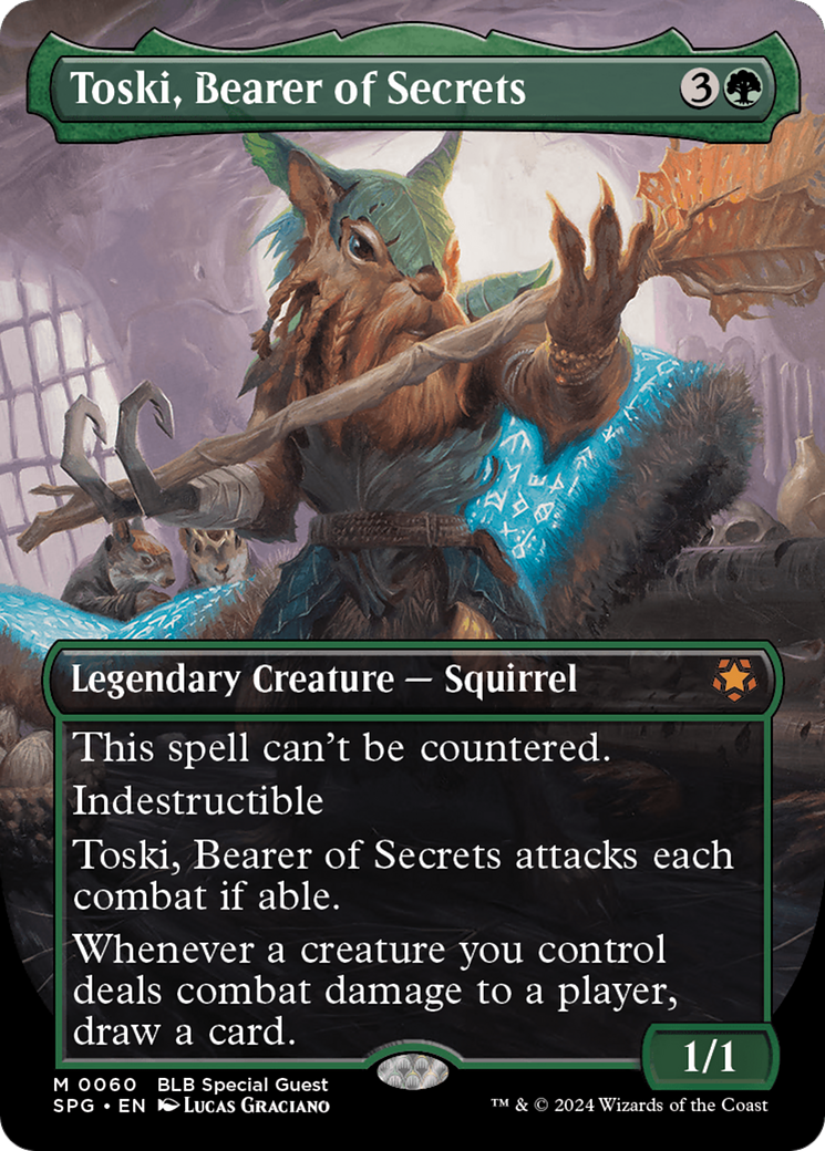 Toski, Bearer of Secrets (SPG-060) - Special Guests - Magic The Gathering