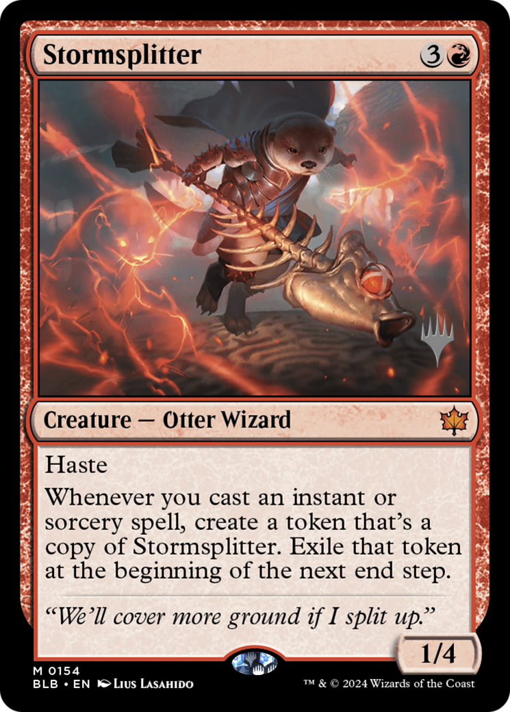 FOIL Stormsplitter (PPBLB-154) - Bloomburrow Promos - Magic The Gathering