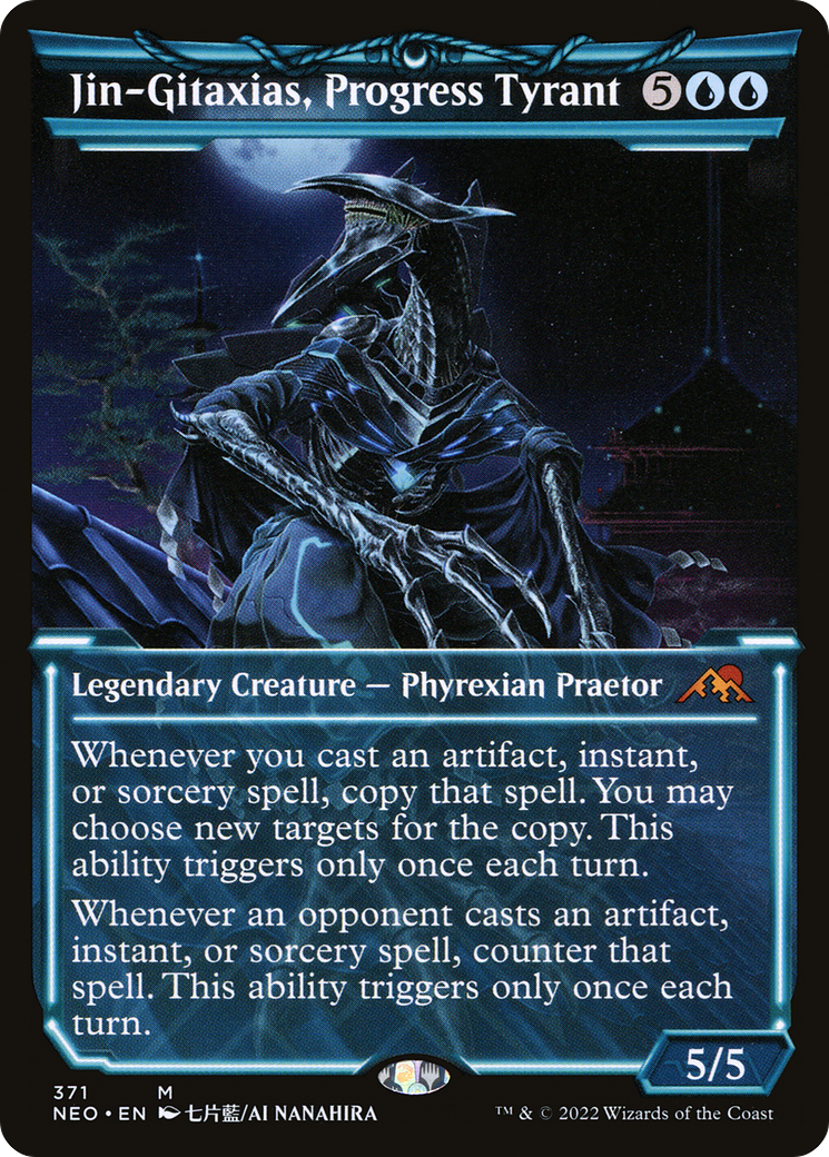 Jin-Gitaxias, Progress Tyrant (Showcase) (NEO-371) - Kamigawa: Neon Dynasty - Magic The Gathering