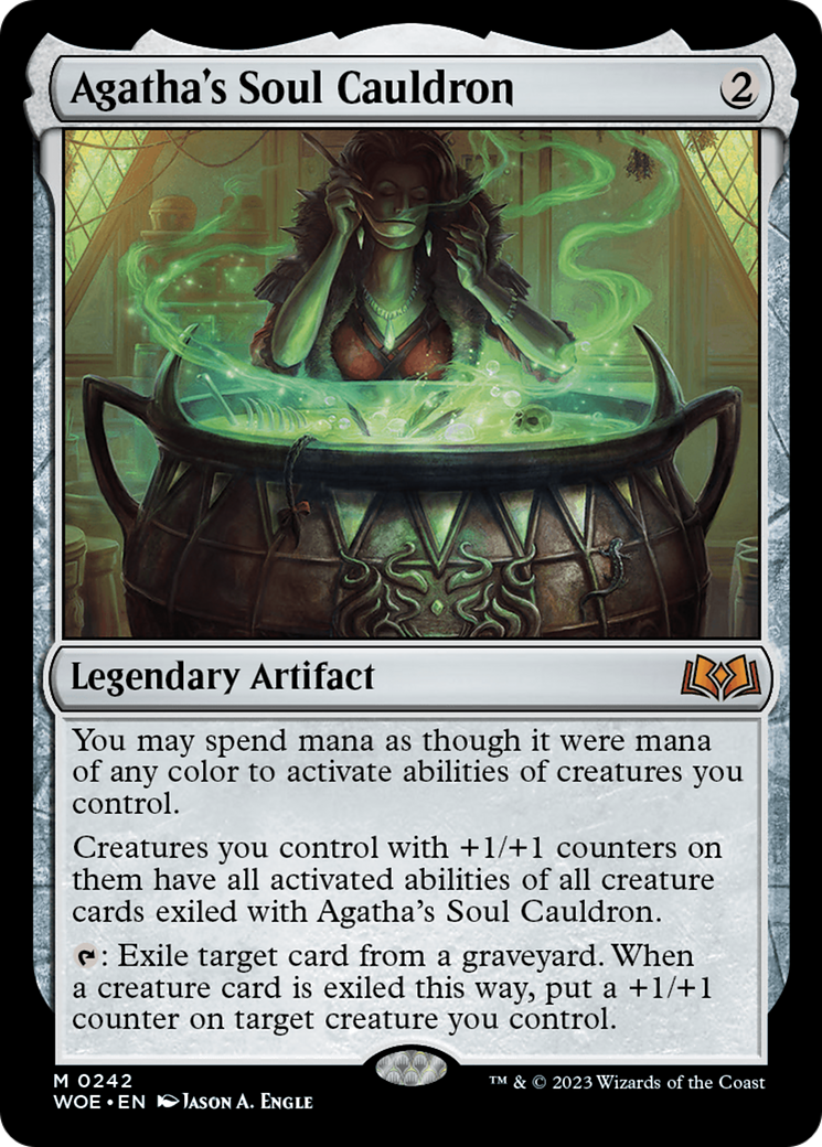 FOIL Agatha's Soul Cauldron (WOE-242) - Wilds of Eldraine - Magic The Gathering