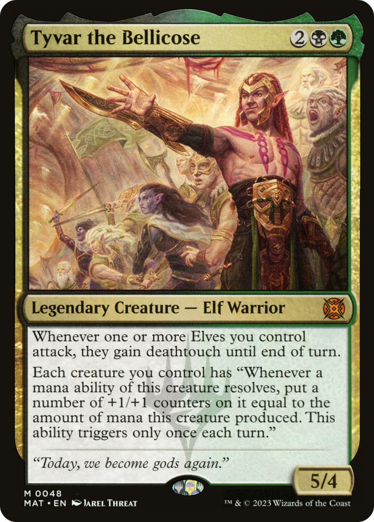 FOIL Tyvar the Bellicose (MAT-048) - March of the Machine: The Aftermath - Magic The Gathering