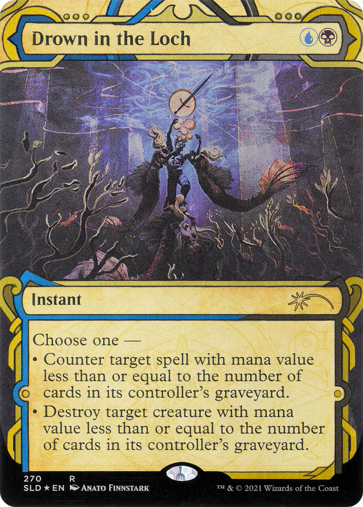 FOIL Drown in the Loch (SLD-270) - Secret Lair Drop - Magic The Gathering