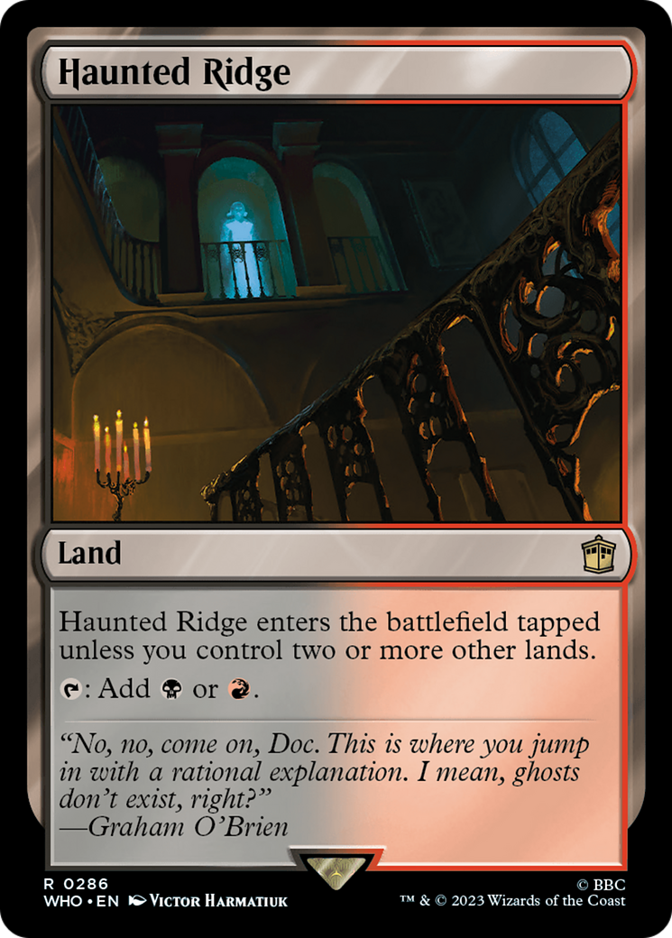 Haunted Ridge (WHO-286) - Doctor Who - Magic The Gathering