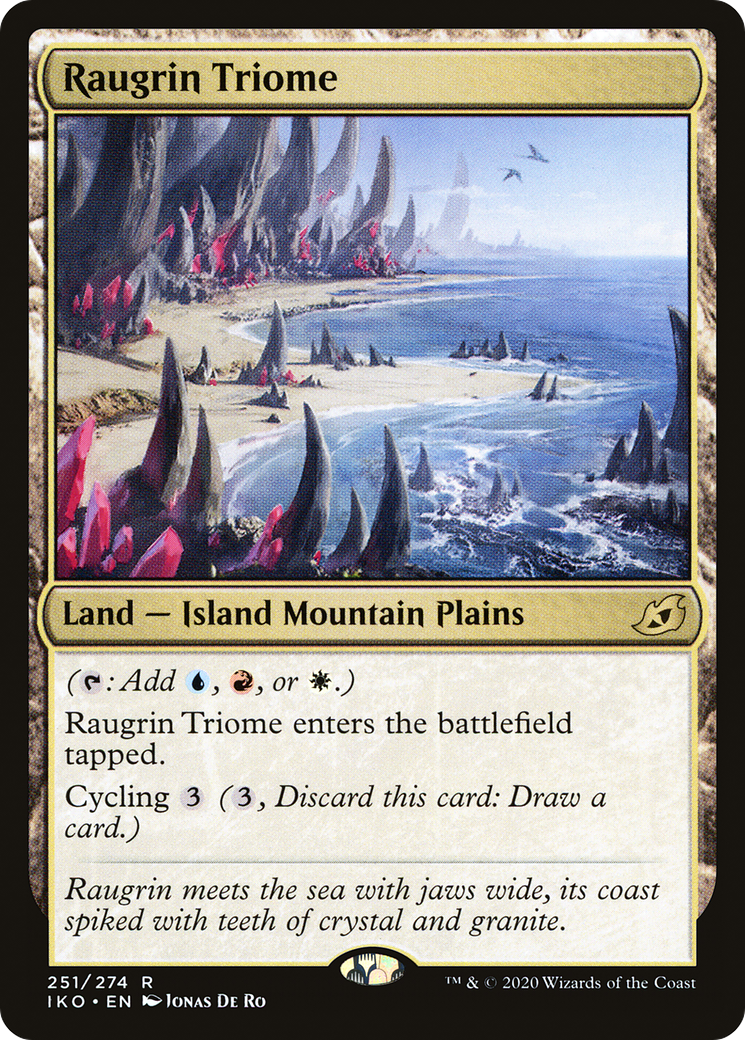 FOIL Raugrin Triome (IKO-251) - Ikoria: Lair of Behemoths - Magic The Gathering