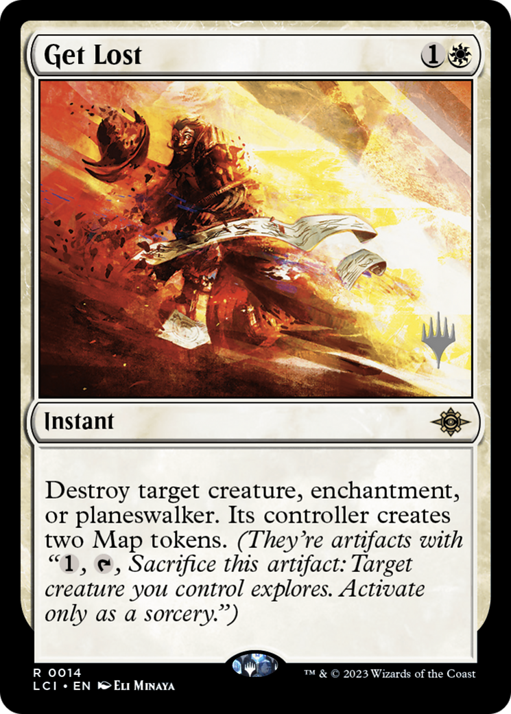 FOIL Get Lost (PPLCI-14P) - The Lost Caverns of Ixalan Promos - Magic The Gathering