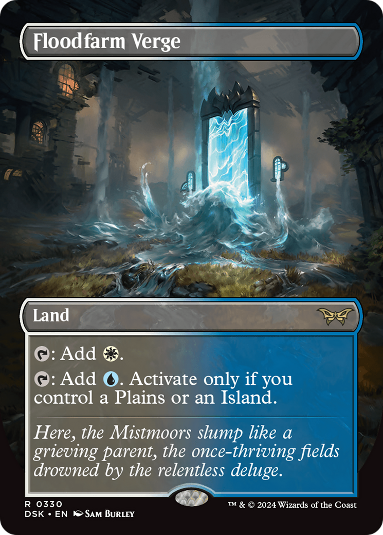 FOIL Floodfarm Verge (DSK-330) - Duskmourn: House of Horror - Magic The Gathering