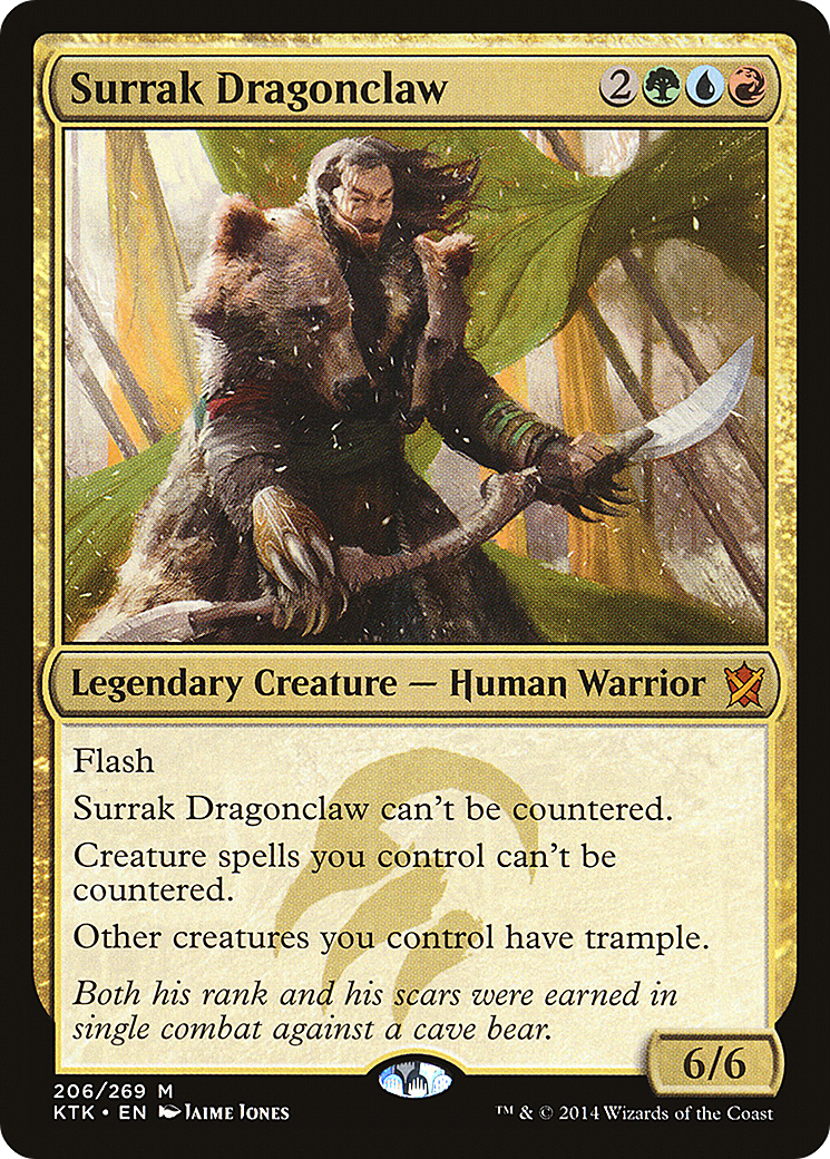 Surrak Dragonclaw (KTK-206) - Khans of Tarkir - Magic The Gathering