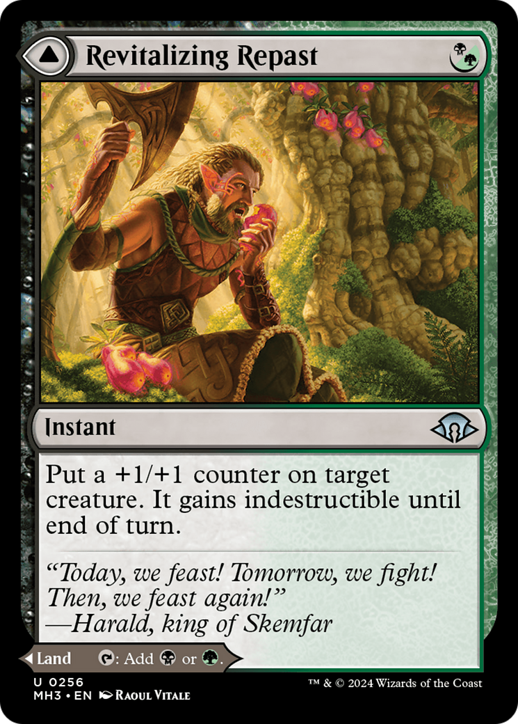 FOIL Revitalizing Repast (MH3-256) - Modern Horizons 3 - Magic The Gathering