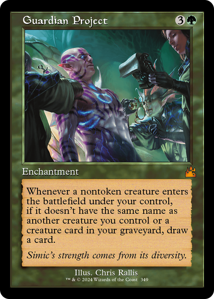 Guardian Project (Retro Frame) (RVR-349) - Ravnica Remastered - Magic The Gathering