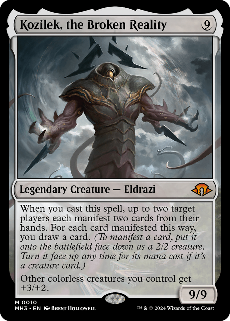 FOIL Kozilek, the Broken Reality (MH3-010) - Modern Horizons 3 - Magic The Gathering