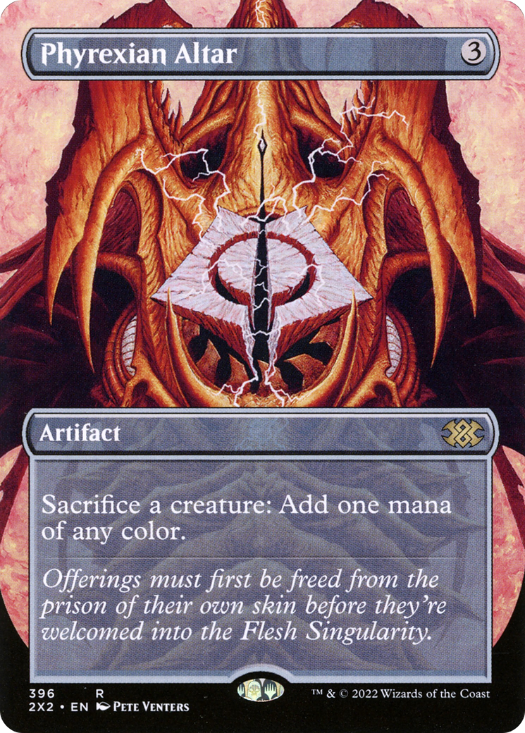 Phyrexian Altar (Borderless) (2X2-396) - Double Masters 2022 - Magic The Gathering