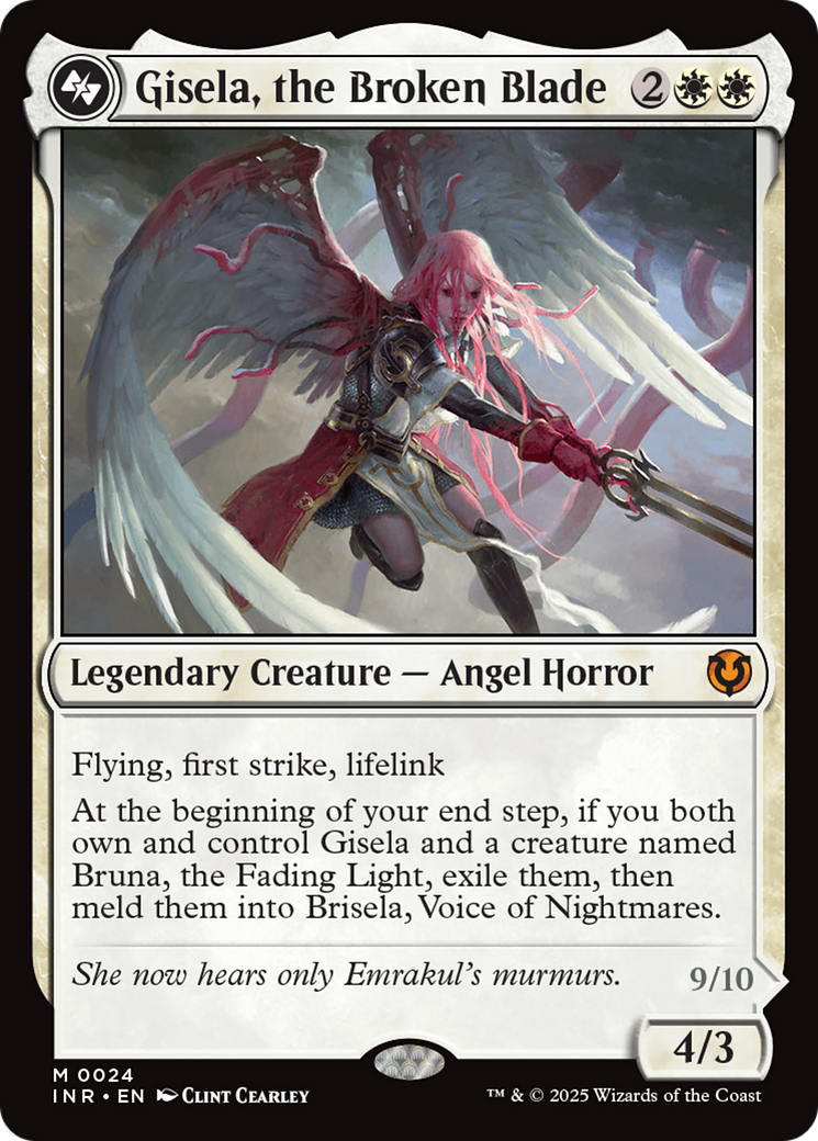 Gisela, the Broken Blade (INR-024) - Innistrad Remastered - Magic The Gathering