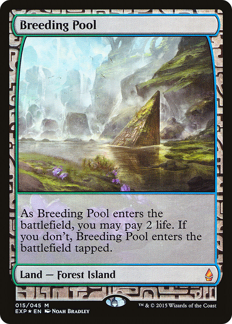 FOIL Breeding Pool (EXP-015) - Zendikar Expeditions - Magic The Gathering