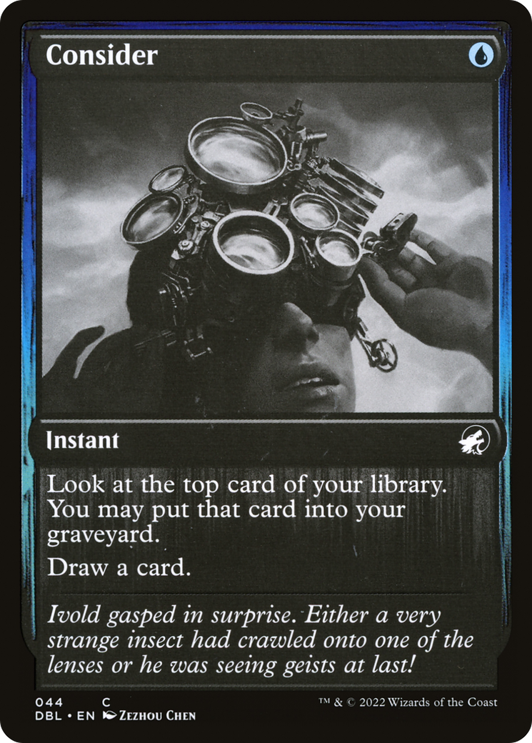 FOIL Consider (DBL-044) - Innistrad: Double Feature - Magic The Gathering