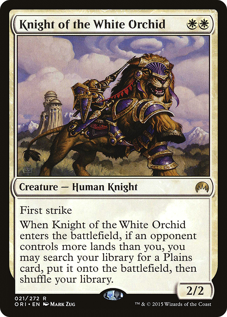 Knight of the White Orchid (ORI-021) - Magic Origins - Magic The Gathering