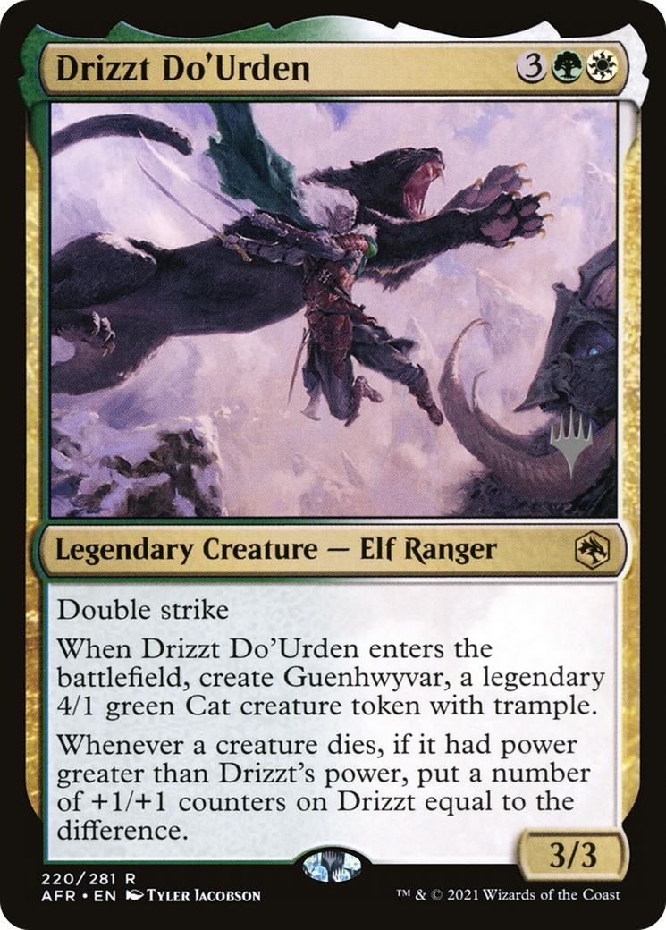 Drizzt Do'Urden (PPAFR-220P) - Adventures in the Forgotten Realms Promos - Magic The Gathering