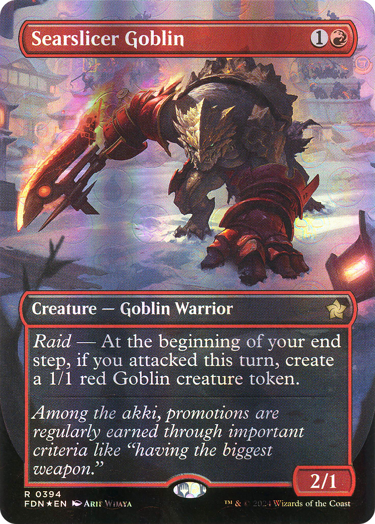 FOIL Searslicer Goblin (FDN-394) - Foundations - Magic The Gathering