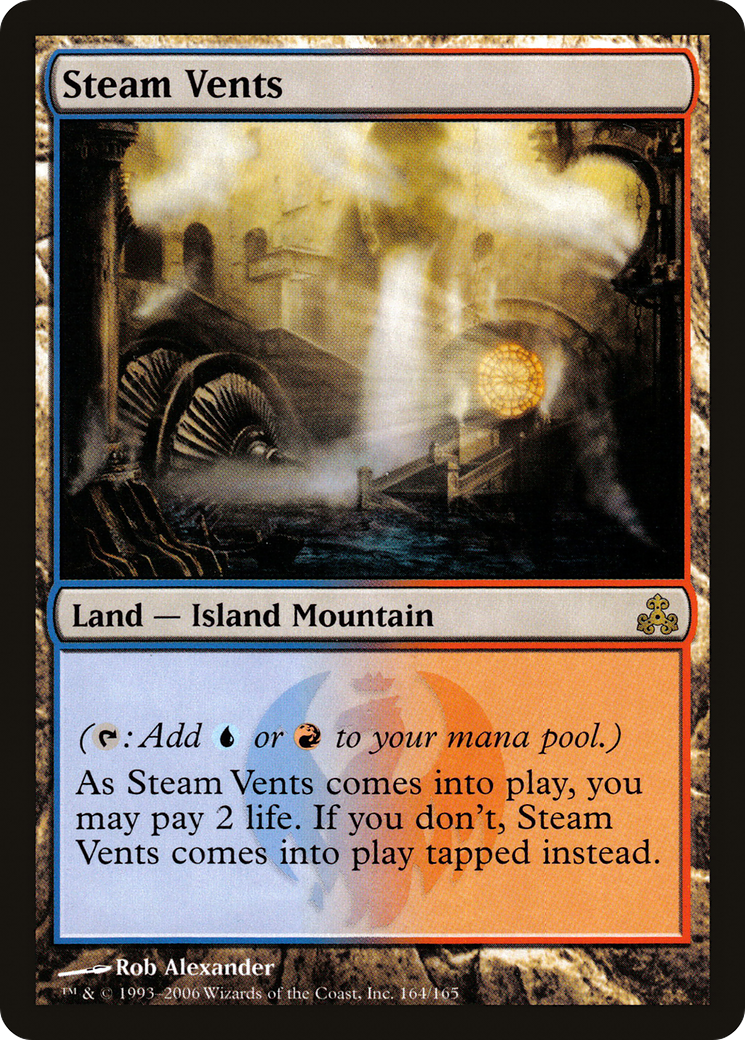Steam Vents (GPT-164) - Guildpact - Magic The Gathering