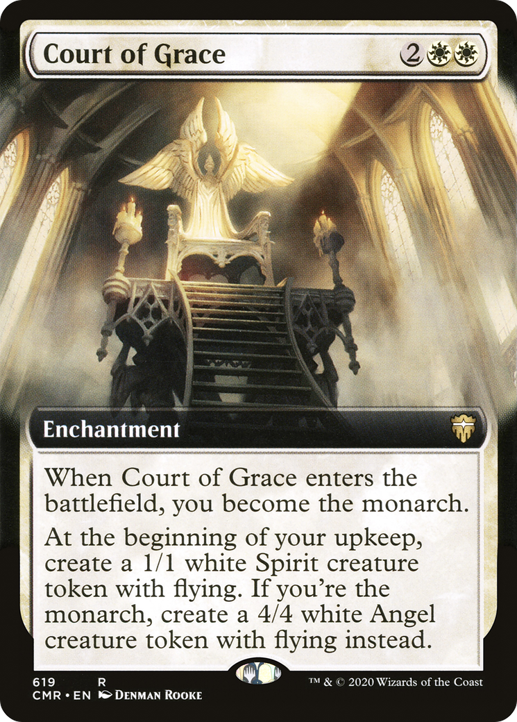 Court of Grace (Extended Art) (CMR-619) - Commander Legends - Magic The Gathering