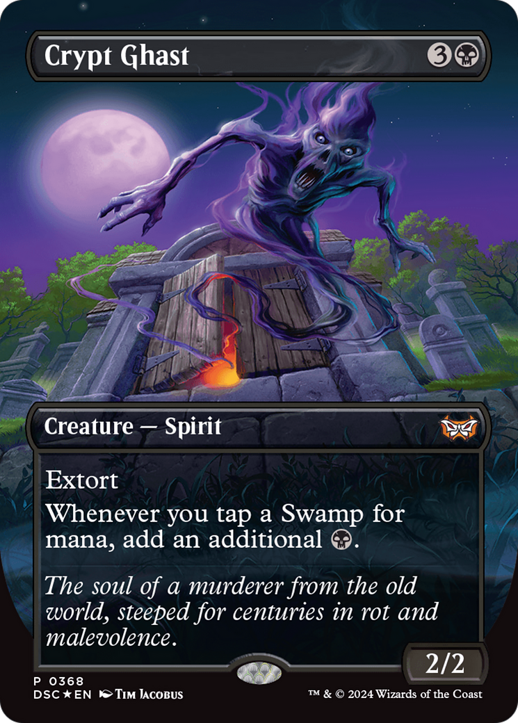 FOIL Crypt Ghast (DSC-368) - Duskmourn: House of Horror Commander - Magic The Gathering