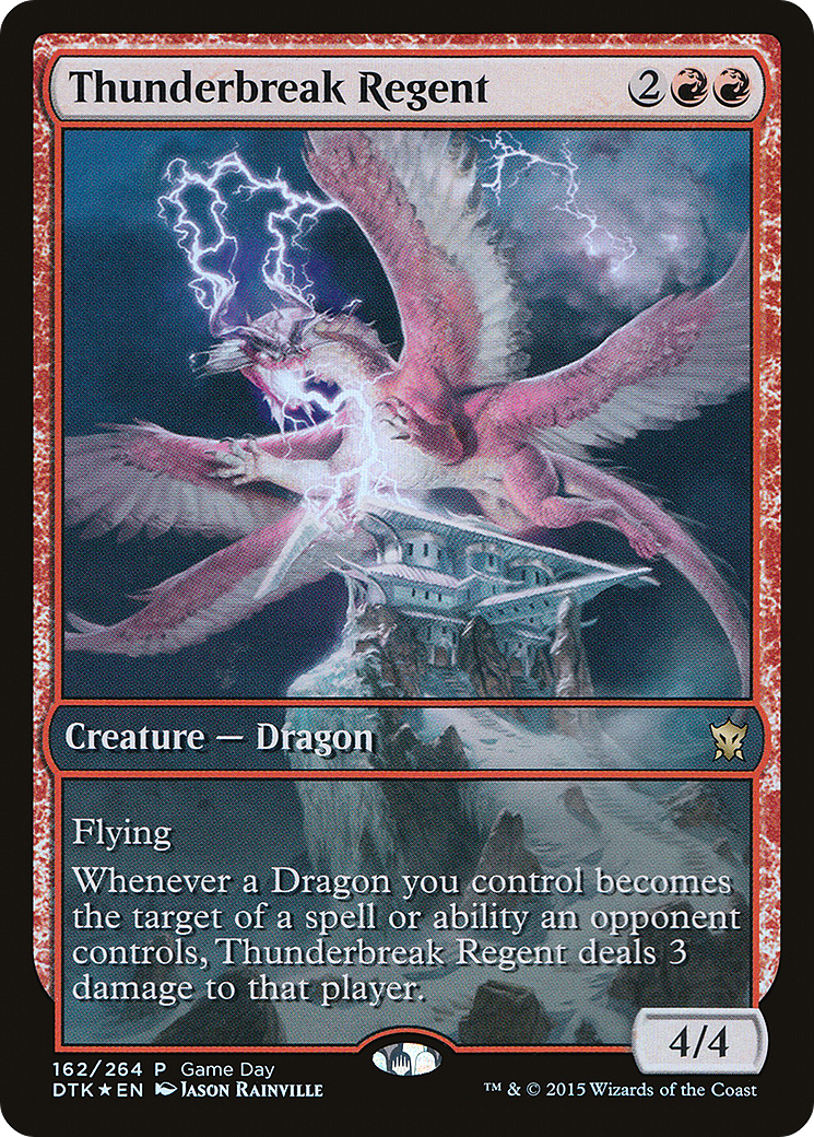 FOIL Thunderbreak Regent (GAME-162) - Dragons of Tarkir Promos - Magic The Gathering