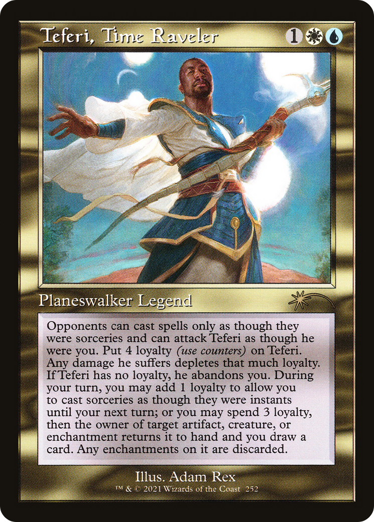 Teferi, Time Raveler (SLD-252) - Secret Lair Drop - Magic The Gathering
