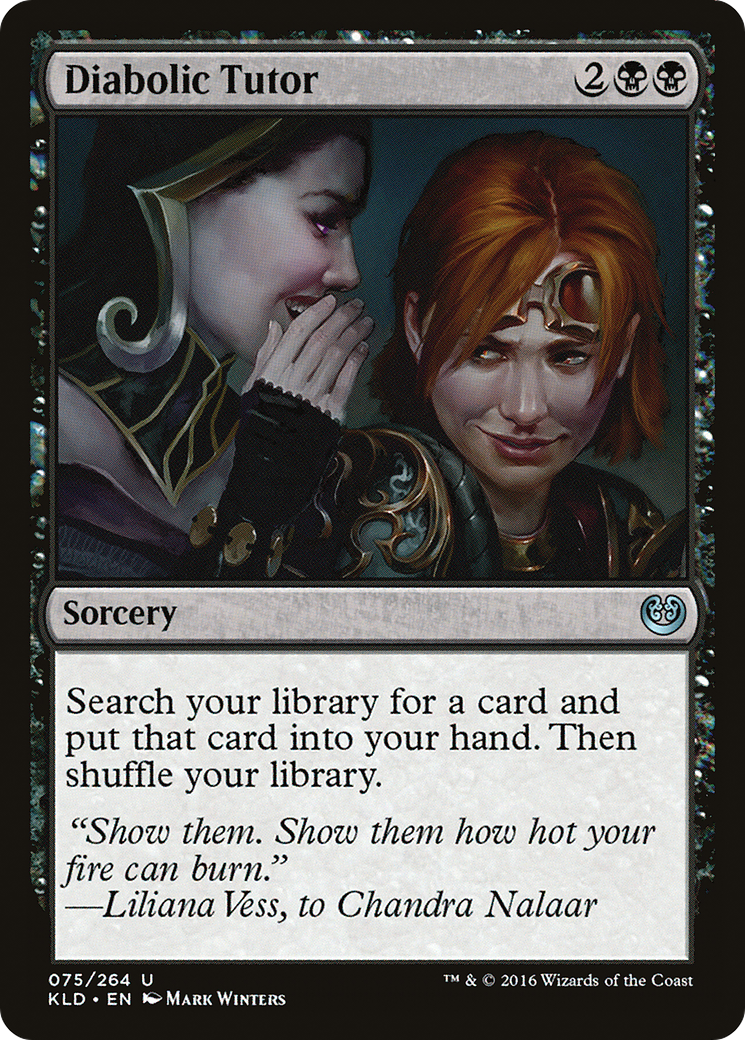 Diabolic Tutor (KLD-075) - Kaladesh - Magic The Gathering