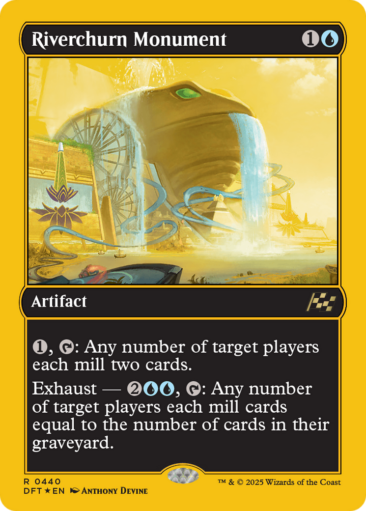 FOIL Riverchurn Monument (DFT-440) - Aetherdrift - Magic The Gathering